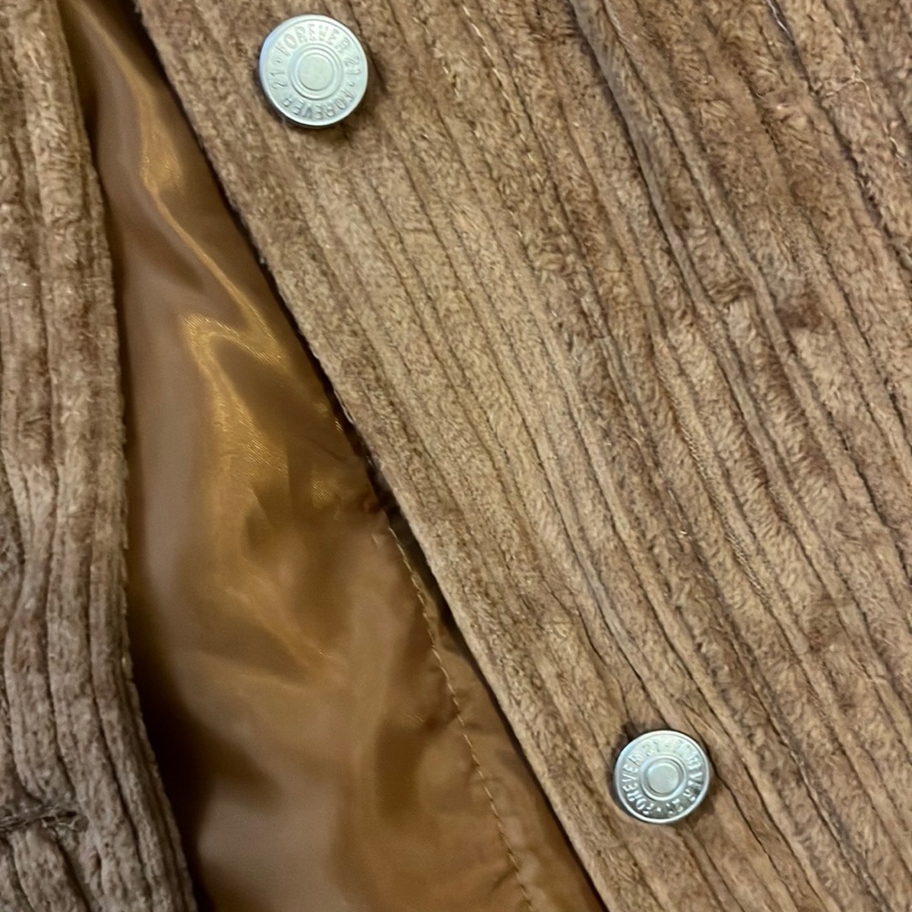 Corduroy Button Up Jacket - Picture 3 of 6
